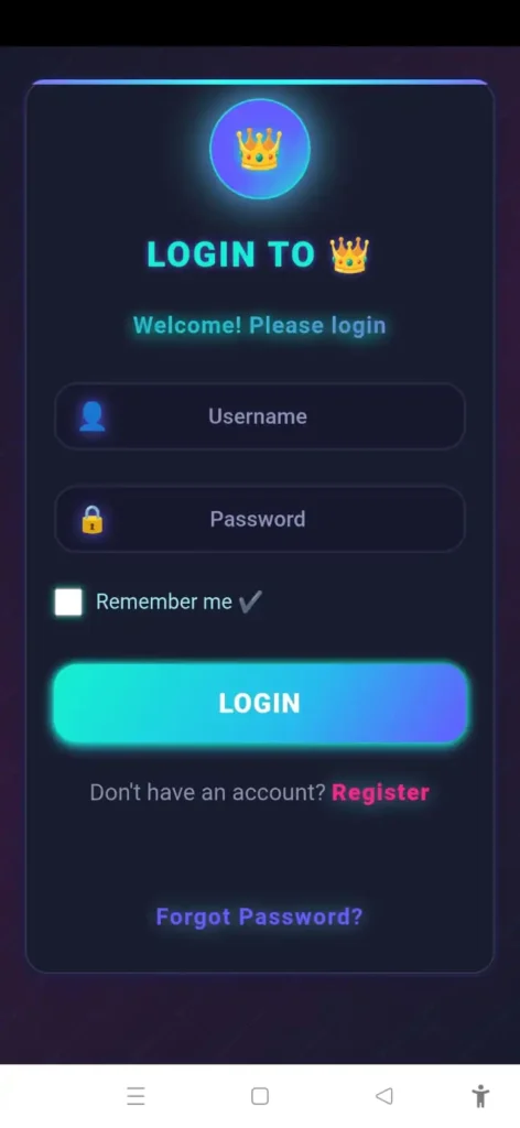 Crown PK Login and Registration